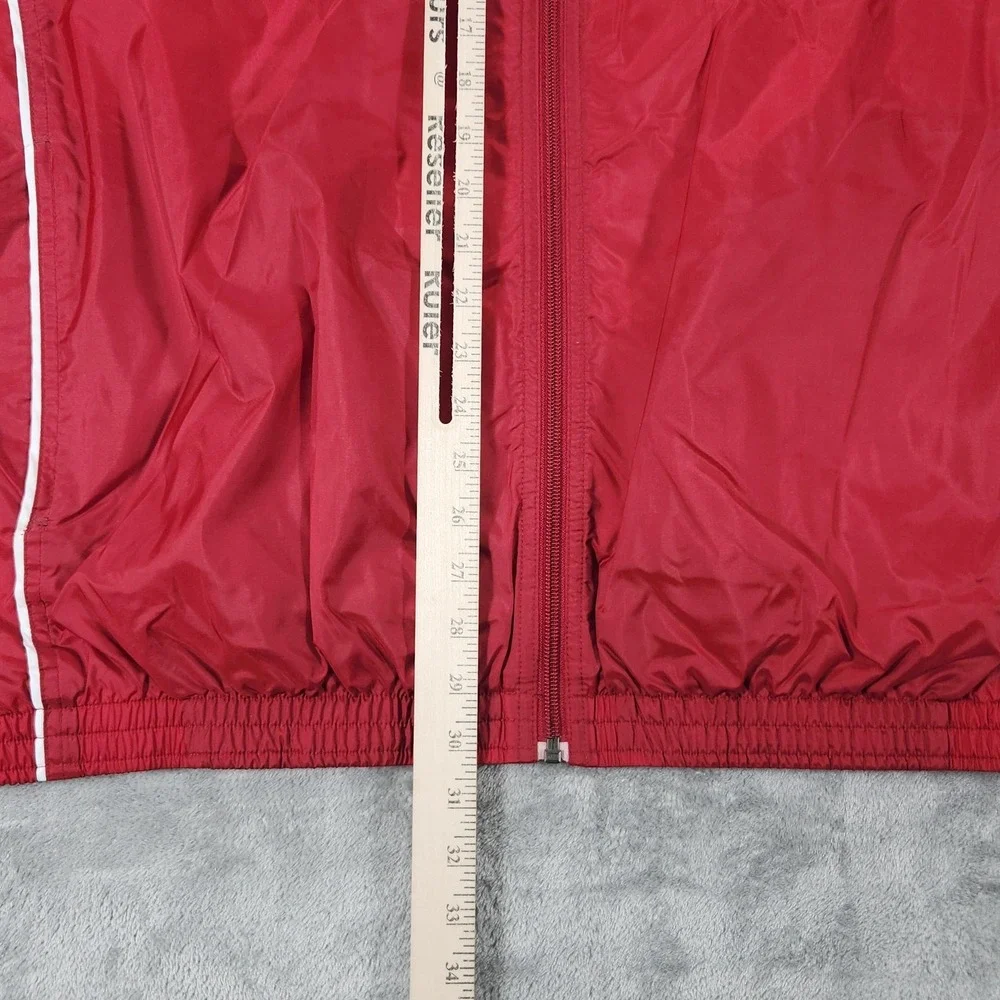 Vintage Oklahoma Sooners Jacket‎ Mens XL Red NCAA Football Nike Windbreaker